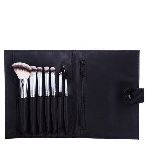 ADORN 7 Pce Travel Makeup Brush Set