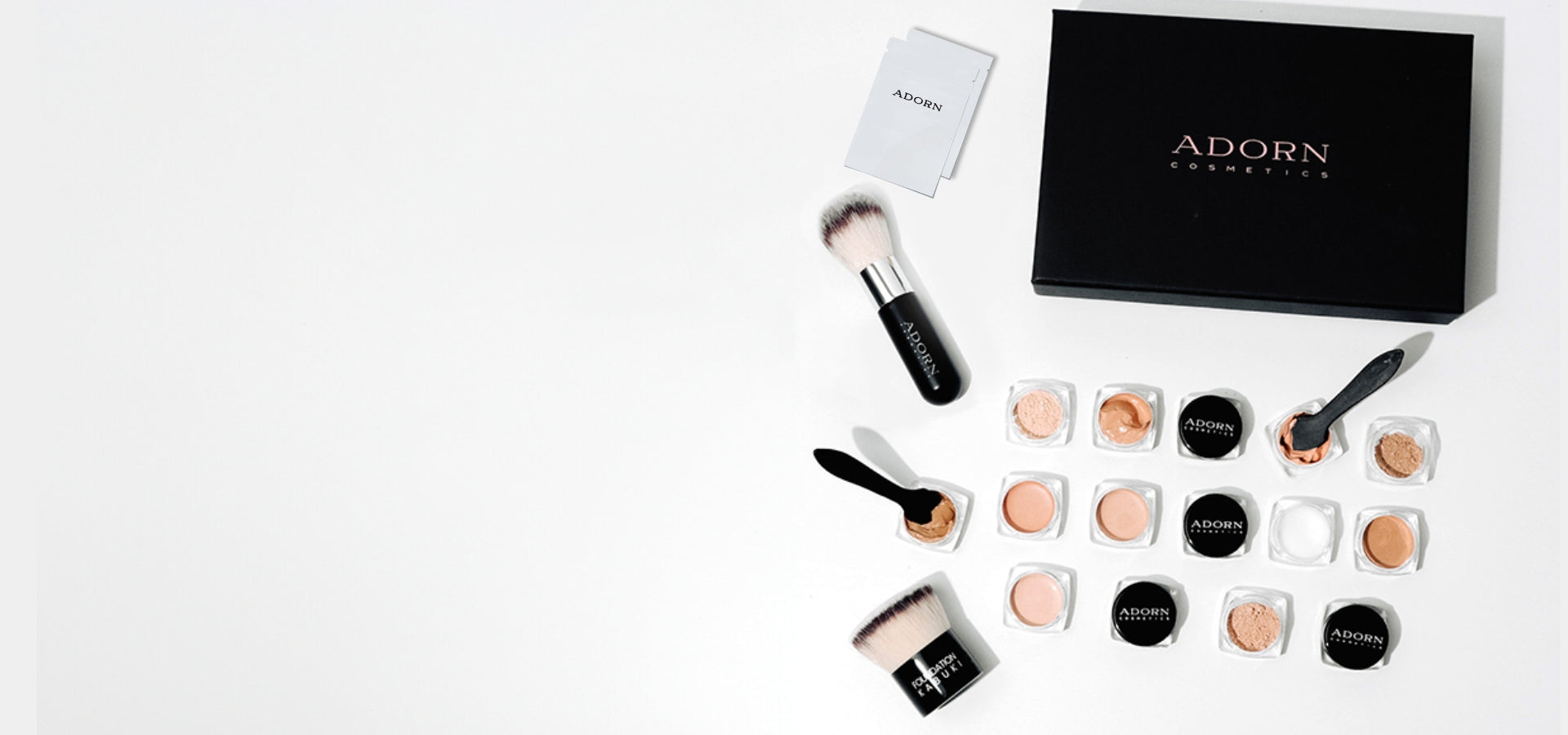 Mineral Makeup Sample Box Adorn Cosmetics