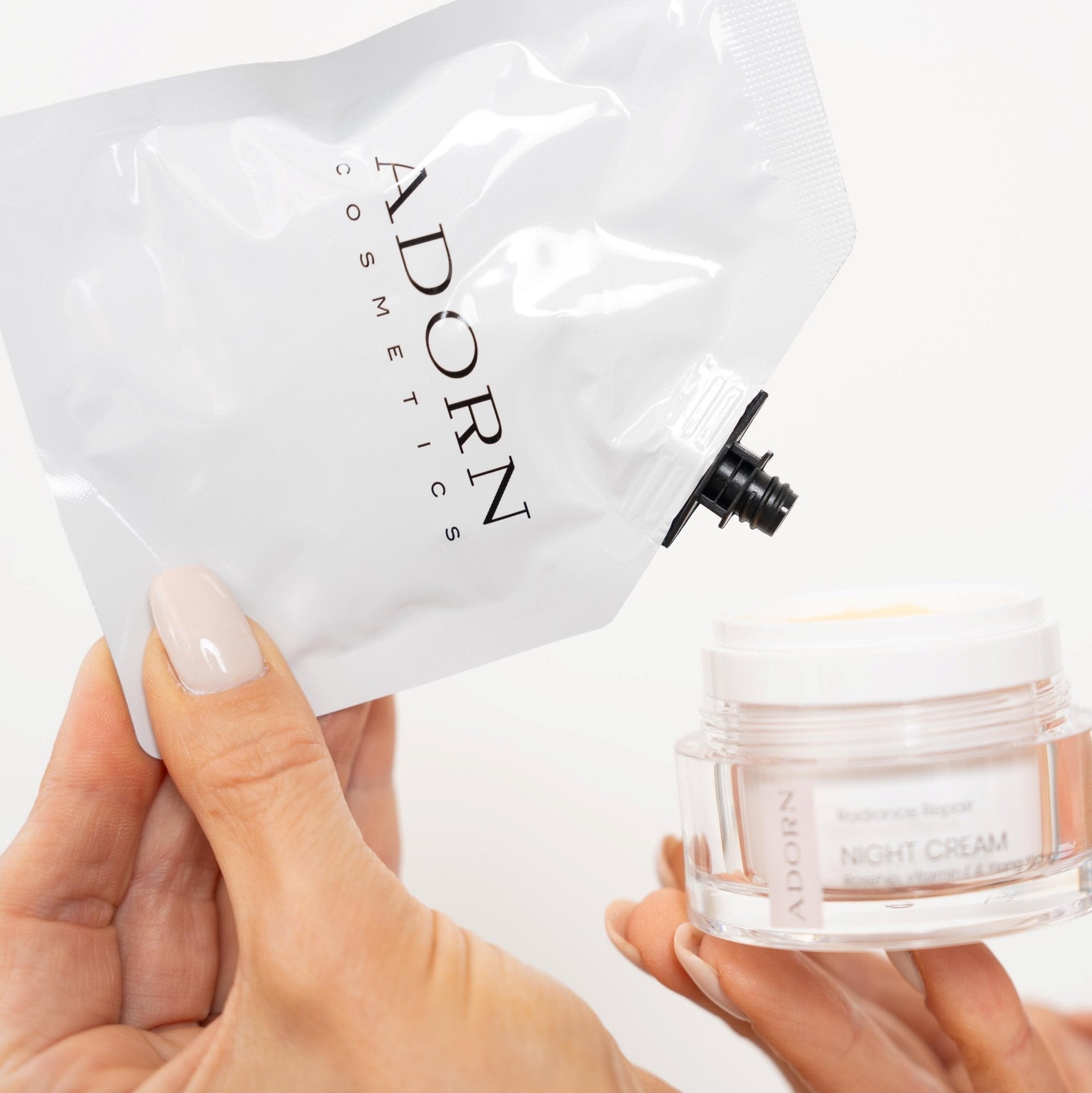 ADORN Vitamin E Night Repair Cream + Refill