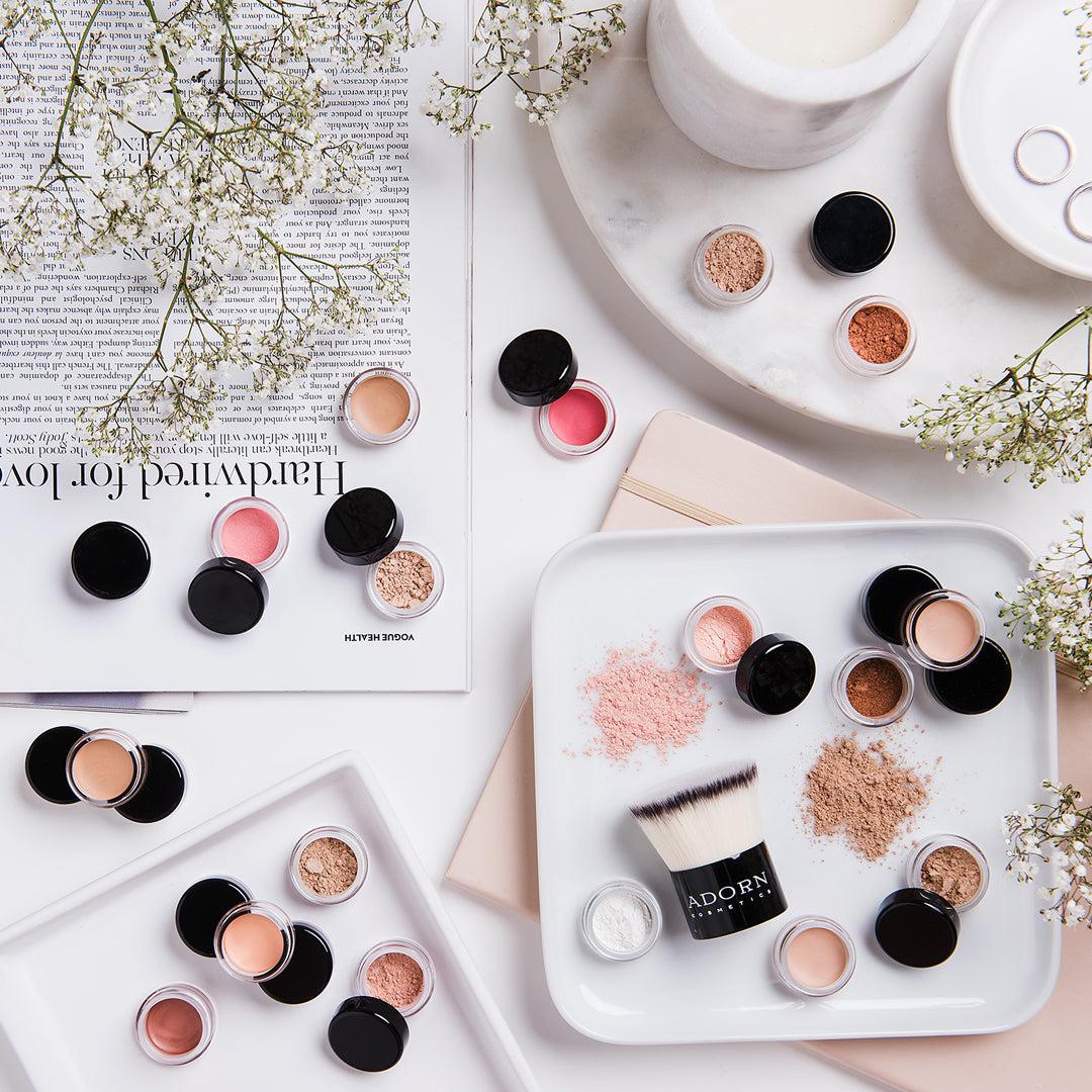 Discover Adorn Mineral Makeup Trial Box + Vegan Brushes