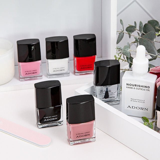 Quick Dry Toxin Free Nail Varnish - Adorn Cosmetics